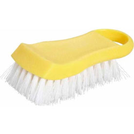 Winco  Dwl Industries Co. CBR-YL Winco CBR-YL Cutting Board Brush, Yellow, Looped Handle for Hanging image.