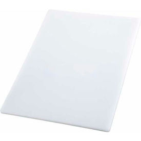 Winco  Dwl Industries Co. CBWT-1218 Winco CBWT-1218 Cutting Board, 12"L, 18"W, 1/2"H, White image.