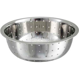 Winco  Dwl Industries Co. CCOD-13L Winco CCOD-13L Chinese Style Colander, 13"D, Stainless Steel image.