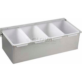 Winco  Dwl Industries Co. CDP-4 Winco CDP-4 Condiment Dispenser, 4 Compartment image.