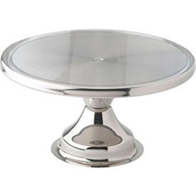 Winco  Dwl Industries Co. CKS-13 Winco CKS-13, Round Cake Stand, Stainless Steel image.