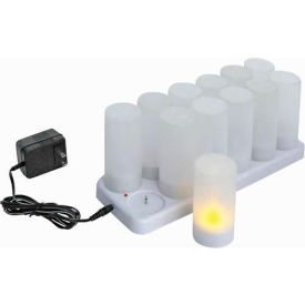 Winco  Dwl Industries Co. CLR-12S Winco CLR-12S Rechargeable Tea Light Set, 12 Piece image.