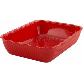 Winco  Dwl Industries Co. CRK-13R Winco CRK-13R Deli Crock, Red image.