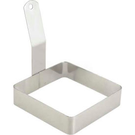 Winco  Dwl Industries Co. EGRS-44 Winco EGRS-44 Square Egg Ring, 4"L, 4"W image.
