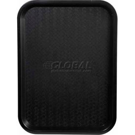 Winco  Dwl Industries Co. FFT-1014K Winco FFT-1014K- Fast Food Tray, Black, 10" x 14" image.