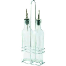 Winco  Dwl Industries Co. GOB-8S Winco GOB-8S 3 Piece Oil & Vinegar Cruet Set image.