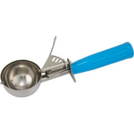 Winco  Dwl Industries Co. ICD-16 Winco ICD-16 Ice Cream Disher W/ Plastic Handle, Size #16, Blue image.