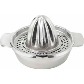 Winco  Dwl Industries Co. JC-4 Winco JC-4 Hand Juice Squeezer, 4"D, Stainless Steel image.
