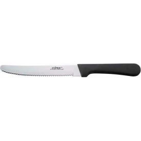 Winco  Dwl Industries Co. K-50P Winco K-50P Steak Knife, 5"L, Black Pastic Handle, Serrated Blade, 12/Pack image.