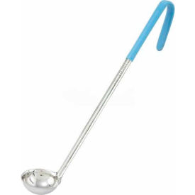 Winco  Dwl Industries Co. LDC-05 Winco LDC-05 Single Piece Ladle, 1/2 oz, Teal, 10-1/2", Stainless Steel image.