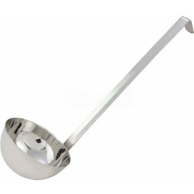 Winco  Dwl Industries Co. LDT-32 Winco LDT-32 Stainless Steel 2 Piece Ladle, 32 oz, 18 "L image.