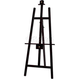Winco  Dwl Industries Co. MBBE-3 Winco MBBE-3 Display Easel, 24"W, 62"H, Mahogany image.