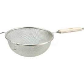 Winco  Dwl Industries Co. MSTF-6D Winco MSTF-6D Medium Double Mesh, 6-1/4" Diameter, Stainless Steel image.