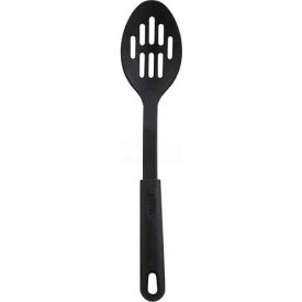 Winco  Dwl Industries Co. NC-SL2 Winco NC-SL2 Slotted Serving Spoon, 12"L, Black Nylon, Heat Resistant image.