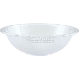 Winco  Dwl Industries Co. PBB-10 Winco PBB-10 Pebbled Bowl, 10" D, White, Polycarbonate image.