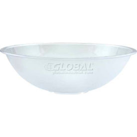 Winco  Dwl Industries Co. PBB-15 Winco PBB-15 Pebbled Bowl, 15" D, White, Polycarbonate image.