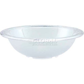 Winco  Dwl Industries Co. PBB-6 Winco PBB-6 Pebbled Bowl, 6" D, White, Polycarbonate image.