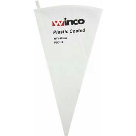 Winco  Dwl Industries Co. PBC-18 Winco PBC-18 Pastry Bag, 18", Cotton, Plastic Coated image.
