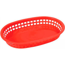 Winco  Dwl Industries Co. PLB-R Winco PLB-R Oval Platter Baskets, 12/Pack image.