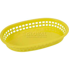 Winco  Dwl Industries Co. PLB-Y Winco PLB-Y Oval Platter Baskets, 12/Pack image.