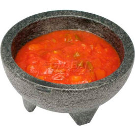 Winco  Dwl Industries Co. PMSB-10 Winco PMSB-10 Molcajete Salsa Bowls, 10 oz, Plastic Resin image.