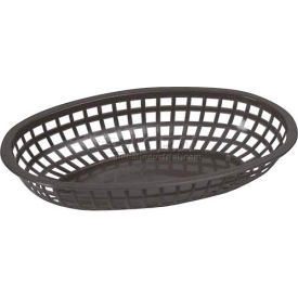 Winco  Dwl Industries Co. POB-K Winco POB-K Oval Fast Food Baskets, 12/Pack image.