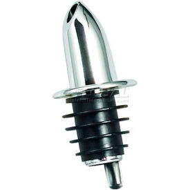 Winco  Dwl Industries Co. PP-NC Winco PP-NC Chrome Plated Free Flow Pourer, 12/Pack image.