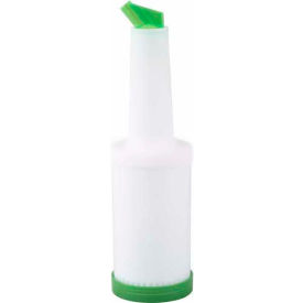 Winco  Dwl Industries Co. PPB-1G Winco PPB-1G Pour W/Green Spout & Lid, 1 Qt. image.