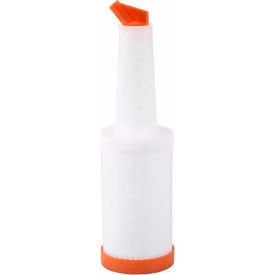 Winco  Dwl Industries Co. PPB-1O Winco PPB-1O Pour W/Orange Spout & Lid, 1 Qt. image.