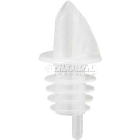 Winco PPR-2C Free Flow Pourers, Clear, 12/Pack