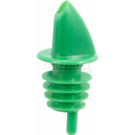 Winco  Dwl Industries Co. PPR-2G Winco PPR-2G Free Flow Pourers, Green, 12/Pack image.