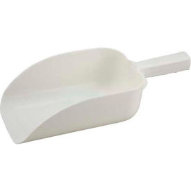 Winco  Dwl Industries Co. PS-64 Winco PS-64 Utility Scoop, 64 oz, White, Polycarbonate image.