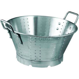 Winco  Dwl Industries Co. SLO-11 Winco SLO-11 Colander W/ Base, 11 Qt., 14"D, Stainless Steel image.