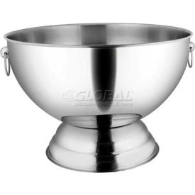 Winco  Dwl Industries Co. SPB-35 Winco SPB-35 Punch Bowl W/ Handles, 14 Qt., Stainless Steel image.