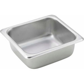 Winco  Dwl Industries Co. SPS2 Winco SPS2 Regular Steam Pan, 1/6-size, 2-1/2"H, Standard Weight image.