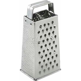 Winco  Dwl Industries Co. SQG-1 Winco SQG-1 Tapered Grater W/ Handle, Stainless Steel Handle, Stainless Steel image.
