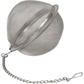 Winco  Dwl Industries Co. STB-5 Winco STB-5 Tea Infuser Ball W/ Chain, 2"D, Stainless Steel image.