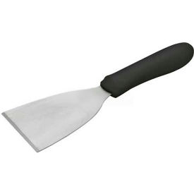 Winco  Dwl Industries Co. TKP-32 Winco TKP-32 Scraper, 3"L Blade, 4"W, Black Polypropylene Handle image.