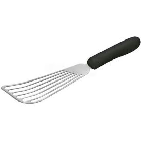 Winco  Dwl Industries Co. TKP-60 Winco TKP-60 Fish Spatula, 6-1/2"L Blade, Black Polypropylene Handle image.