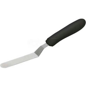 Winco  Dwl Industries Co. TKPO-4 Winco TKPO-4 Offset Spatulas, 4-1/4"L Blade, Black Polypropylene Handle image.