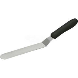 Winco  Dwl Industries Co. TKPO-7 Winco TKPO-7 Offset Spatulas, 7-3/4"L Blade, Black Polypropylene Handle image.