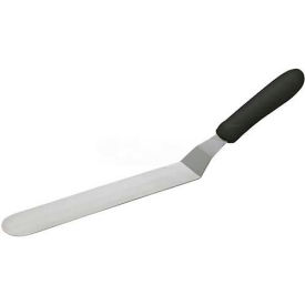 Winco  Dwl Industries Co. TKPO-9 Winco TKPO-9 Offset Spatulas, 9-1/2"L Blade, Black Polypropylene Handle image.