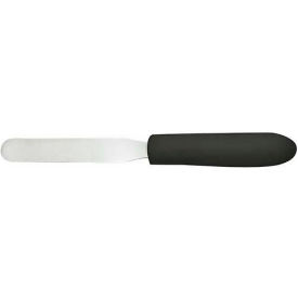 Winco  Dwl Industries Co. TKPS-4 Winco TKPS-4 Bakery Spatulas, 4-1/4"L Blade, Black Polypropylene Handle image.