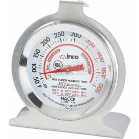 Winco  Dwl Industries Co. TMT-OV2 Winco TMT-OV2 Dial Oven Thermometer with Base and Hook image.