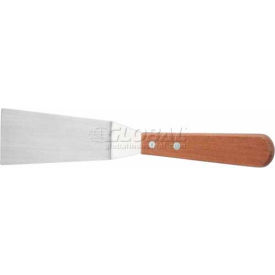 Winco  Dwl Industries Co. TN165 Winco TN165 Blade Grill Spatula, 5-1/2"L Blade, 2-1/2"W, Wooden Handle image.