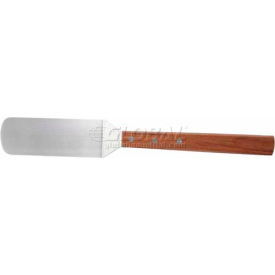 Winco  Dwl Industries Co. TN44 Winco TN44 Extra Large Turner, 8-1/2"L x 2-7/8"W Blade, Wooden Handle, 20" Long image.