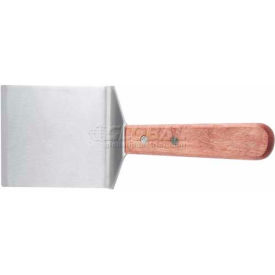 Winco  Dwl Industries Co. TN46 Winco TN46 Blade Steak/Burger Turner, 4"L Blade, 3-3/4"W, Wooden Handle image.