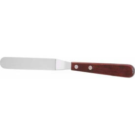 Winco  Dwl Industries Co. TOS-4 Winco TOS-4 Blade Offset Spatula, 4-1/4"L Blade, Wooden Handle image.