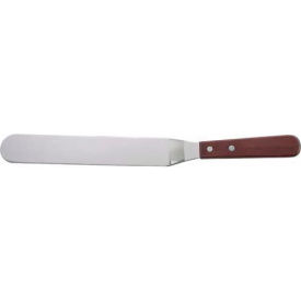 Winco  Dwl Industries Co. TOS-9 Winco TOS-9 Blade Offset Spatula, 9-1/2"L Blade, Wooden Handle image.