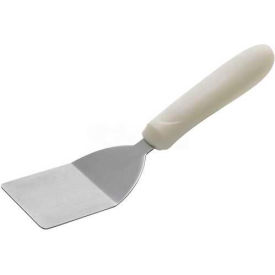 Winco  Dwl Industries Co. TWP-30 Winco TWP-30 Turner, 3-1/4"L Blade, 2-1/4"W, White Polypropylene Handle image.